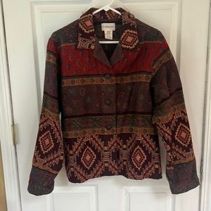 WOMEN’S BUTTON DOWN BLAZER/JACKET ~SZ MEDIUM